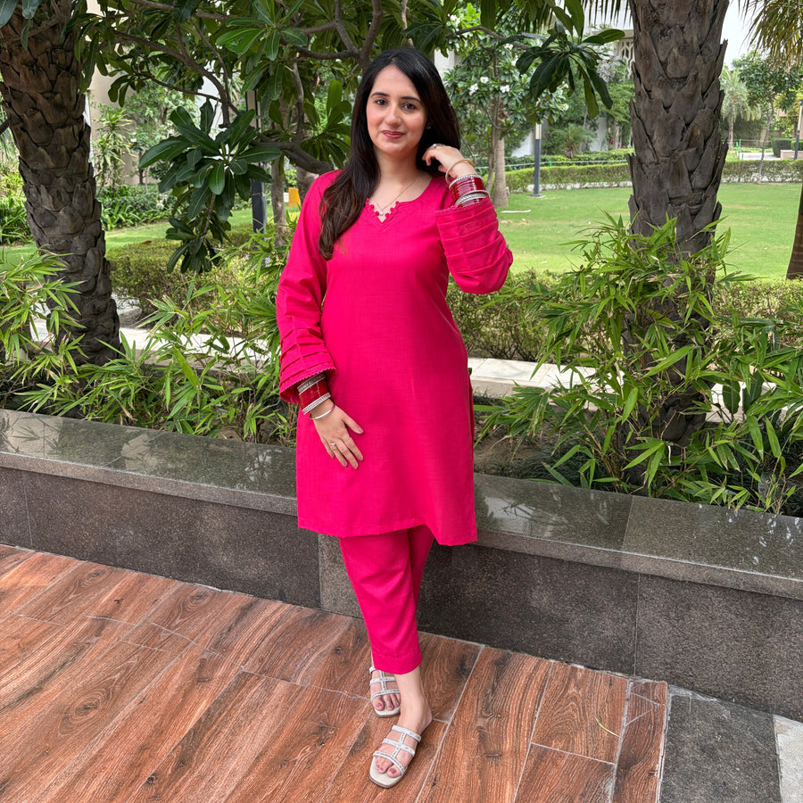Pink Petal Co-ord Set