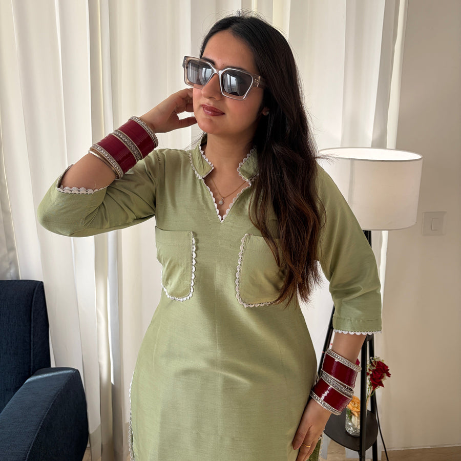 Pistachio Charm Co-ord Set